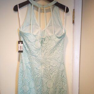 Guess gorgeous mint lace halter dress size 12 New w/Tags